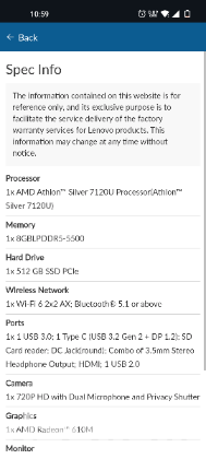 Lenovo Ideapad slim1